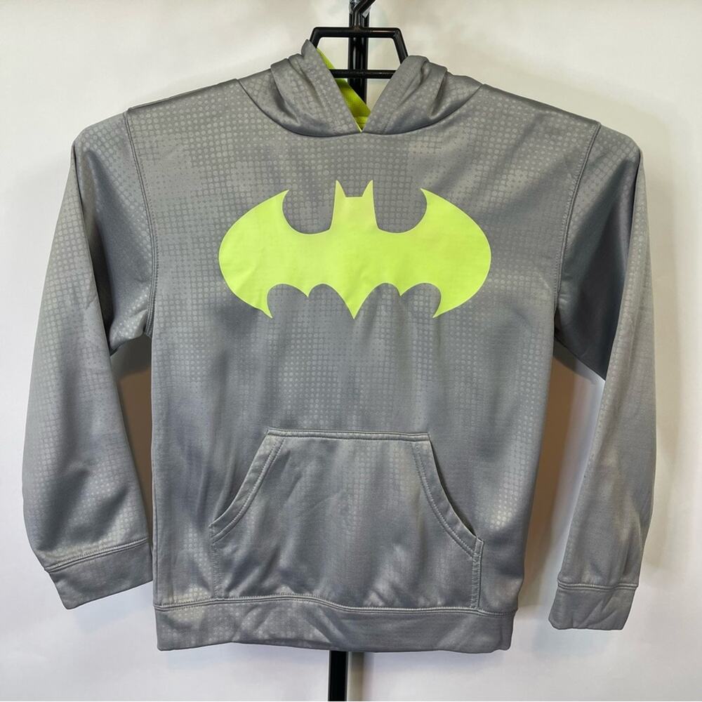 Batman Logo Grey Hoodie Size Medium Boys